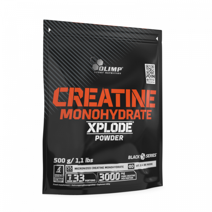 Креатин Olimp Creatine Monohydrate Xplode Powder, микронизированный, вкус лимон, 500 г