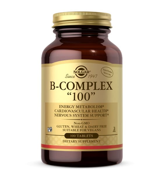 Витамины группы B Solgar B-Complex 100, 100 таблеток
