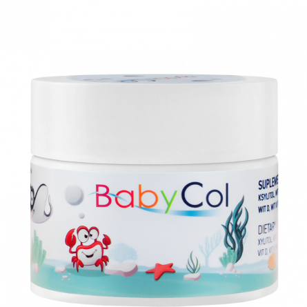 Комплекс для детей Colway BabyCol, коллаген и витамины D, K и C, пастилки для рассасывания