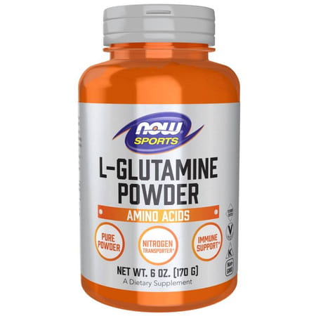 L-глютамин в порошке NOW Foods L-Glutamine, 170 г