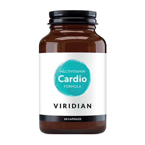 Мультивитамины Viridian Cardio Multi, для сердца и сосудов, с гранатом и чесноком, 60 капсул