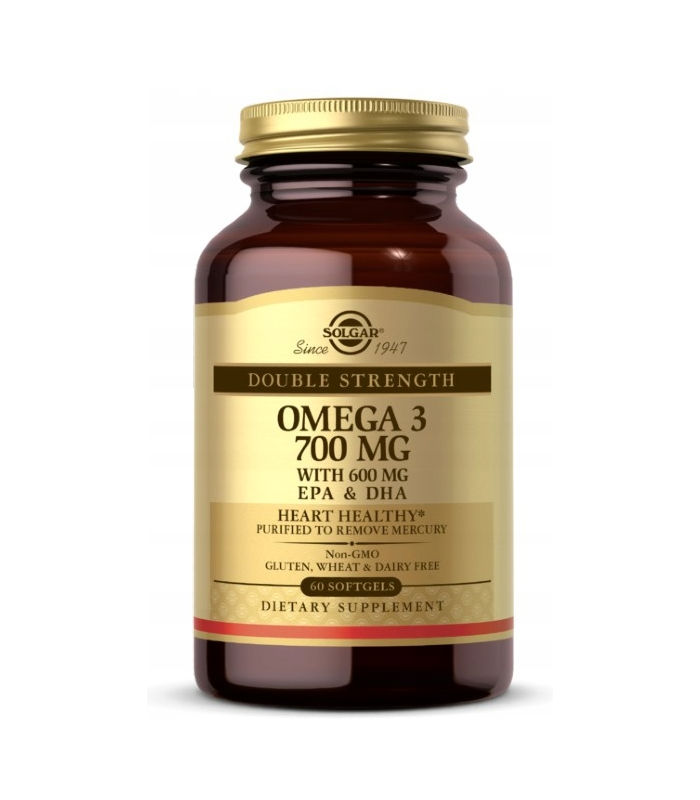 Омега-3 Solgar Double Strength 700 мг, 60 капсул