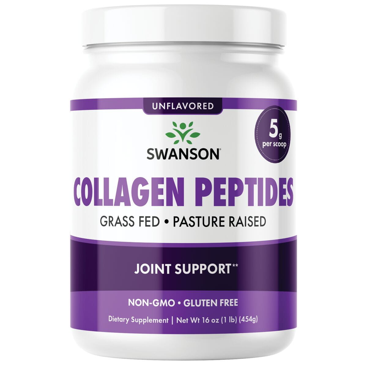 Гидролизованный коллаген Swanson Collagen Hydrolysate, порошок, 454 г