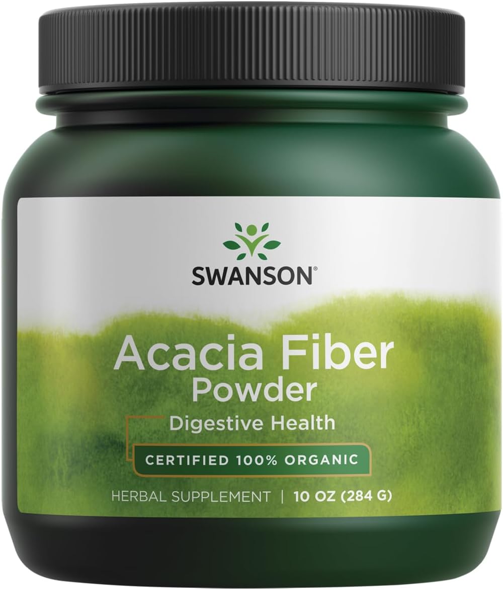 Клетчатка акации Swanson Acacia Fiber, порошок, 284 г