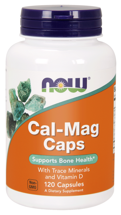 Кальций и магний NOW Foods Cal-Mag, для костей, 120 капсул