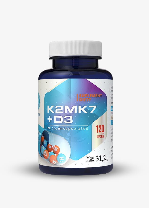 Витамин D3 + K2 Hepatica 2000 МЕ + 104 мкг, K2 MK-7, 120 капсул