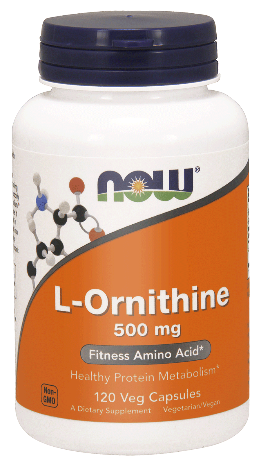 L-орнитин NOW Foods L-Ornithine 500 мг, вегетарианские капсулы