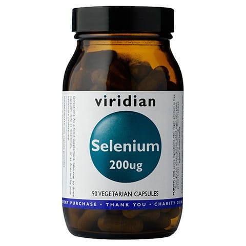 Селен Viridian 200 мкг, L-селенометионин, 90 капсул
