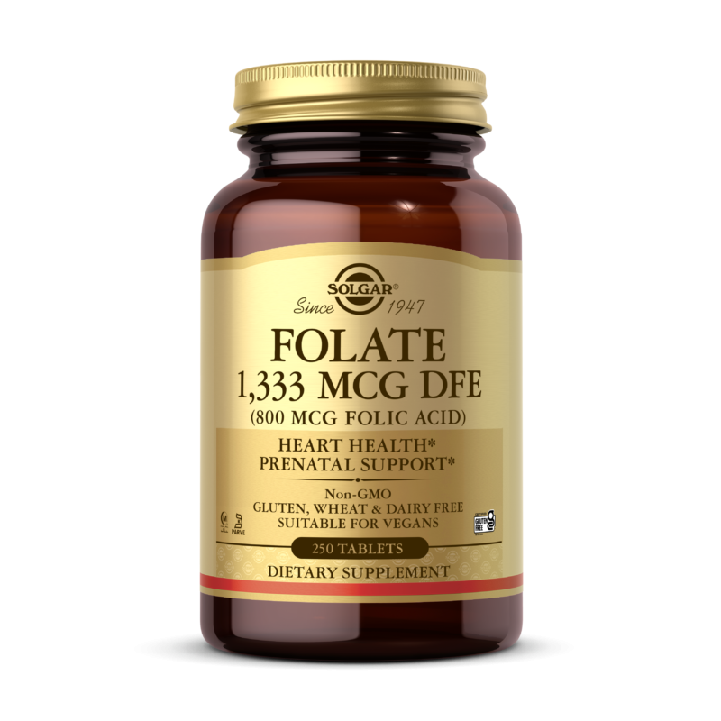 Фолат Solgar Folate 1333 мкг DFE, 250 таблеток