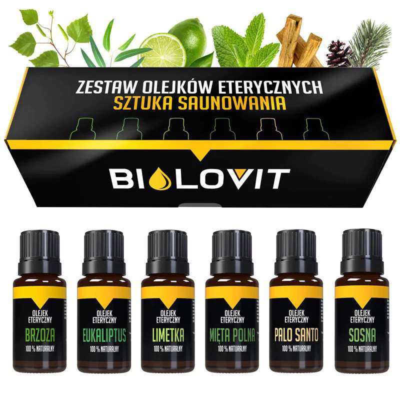Набор эфирных масел Bilovit Искусство сауны, 6 флаконов по 10 мл