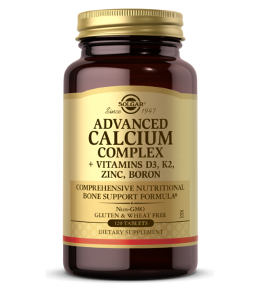 Кальций Solgar Advanced Calcium Complex с магнием, K2 и D3, таблетки