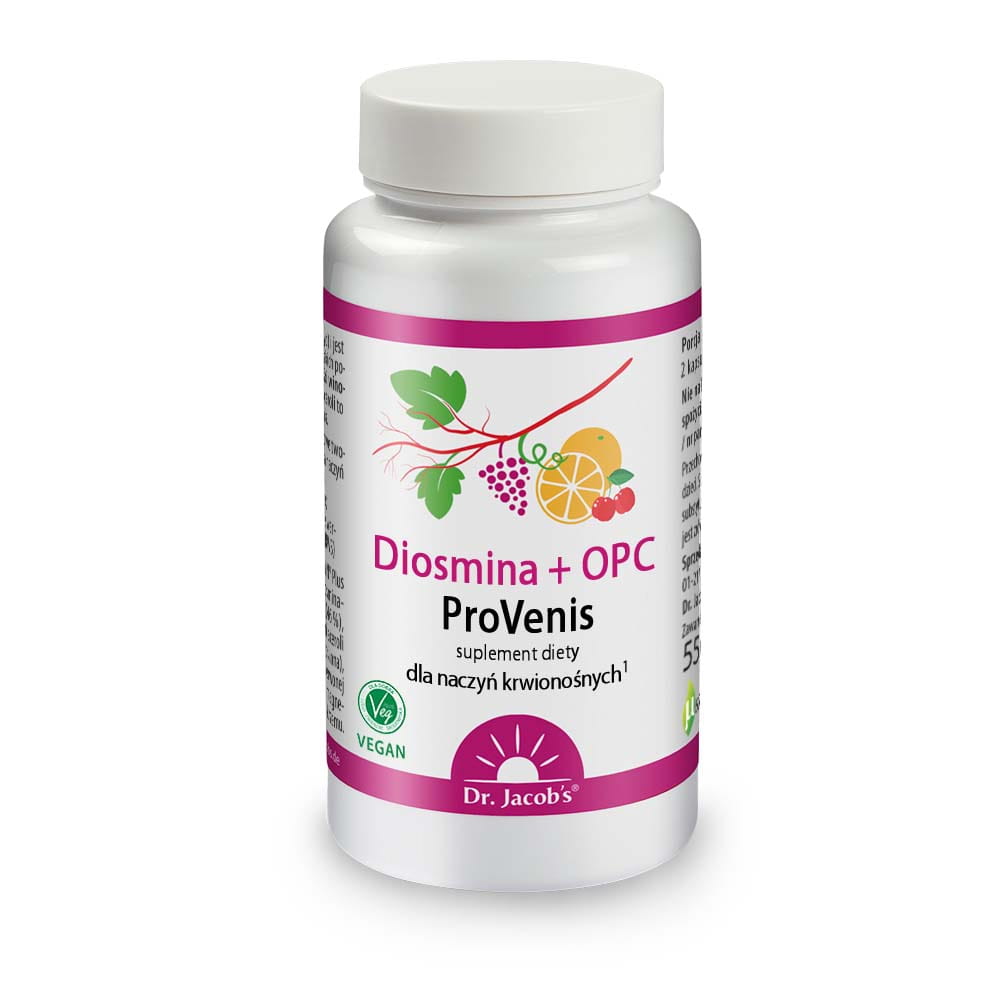 Диосмин Dr. Jacob's ProVenis, с гесперидином и OPC, 90 капсул