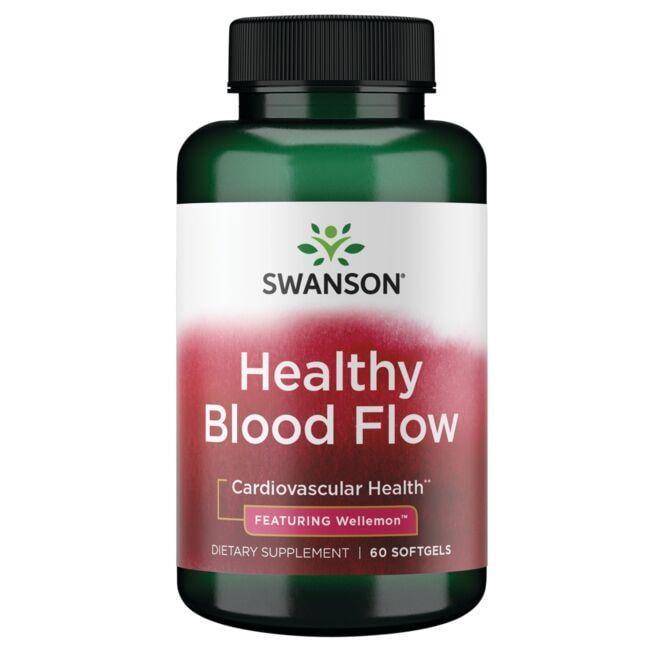 Комплекс для кровообращения Swanson Healthy Blood Flow, с L-цитруллином и Q10, 60 капсул