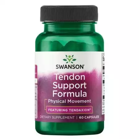 Комплекс для сухожилий Swanson Tendon Support Formula, коллаген Tendaxion, с витамином C, 60 капсул