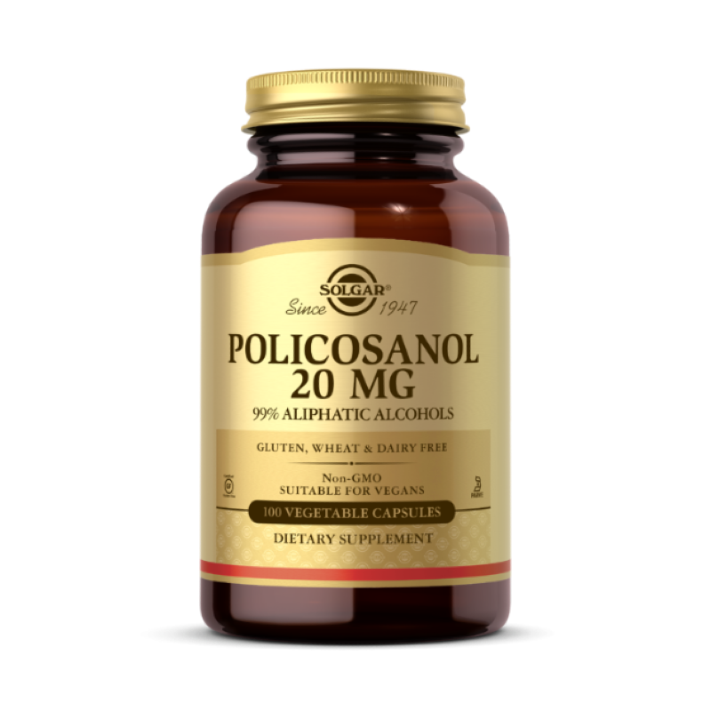 Поликозанол Solgar Policosanol 20 мг, для сердца, капсулы